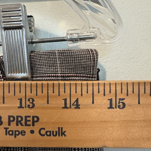 Talbots Pants Women 2 Gray Glen Plaid Ankle Chatham Cropped Preppy Office Career - Picture 11 of 13